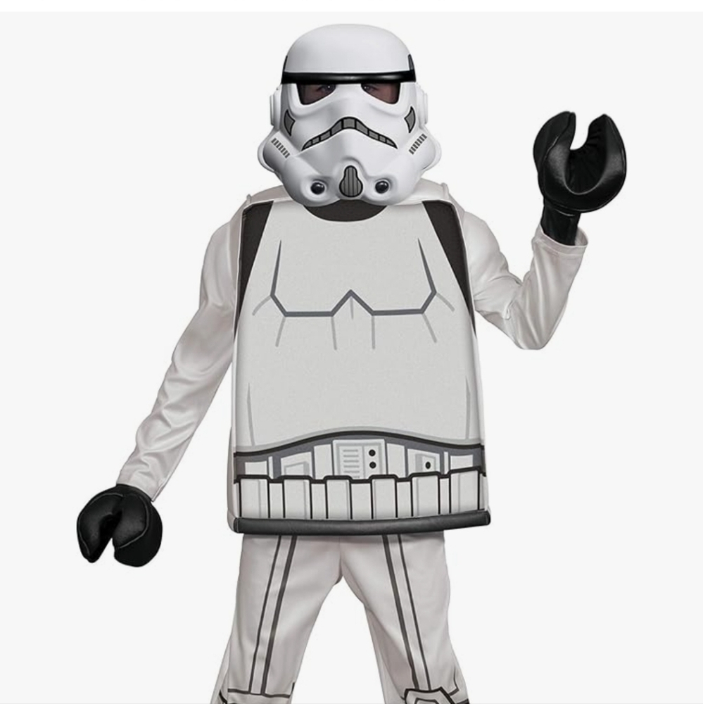 Lego Stormtrooper Kids Costume - White and Black